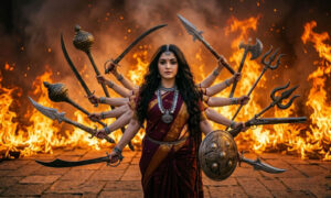 Suhani Rout's odia poem Astra Dhara Maa Sarbaastradhaarini