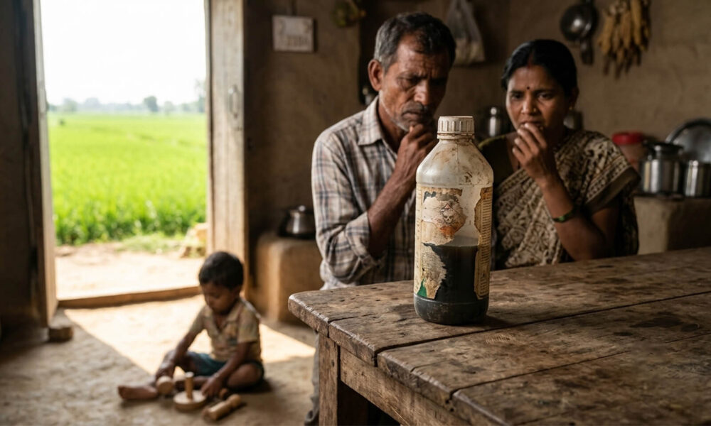 Dr Nilamadhab Kar's odia health article Ghasa Bisha Paraquat Bisayare Janantu - Eha Swasthya prati Gambhira Bipadara Karana